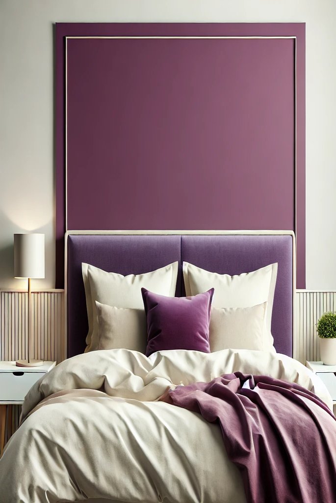 Dark purple bedroom decorating ideas 