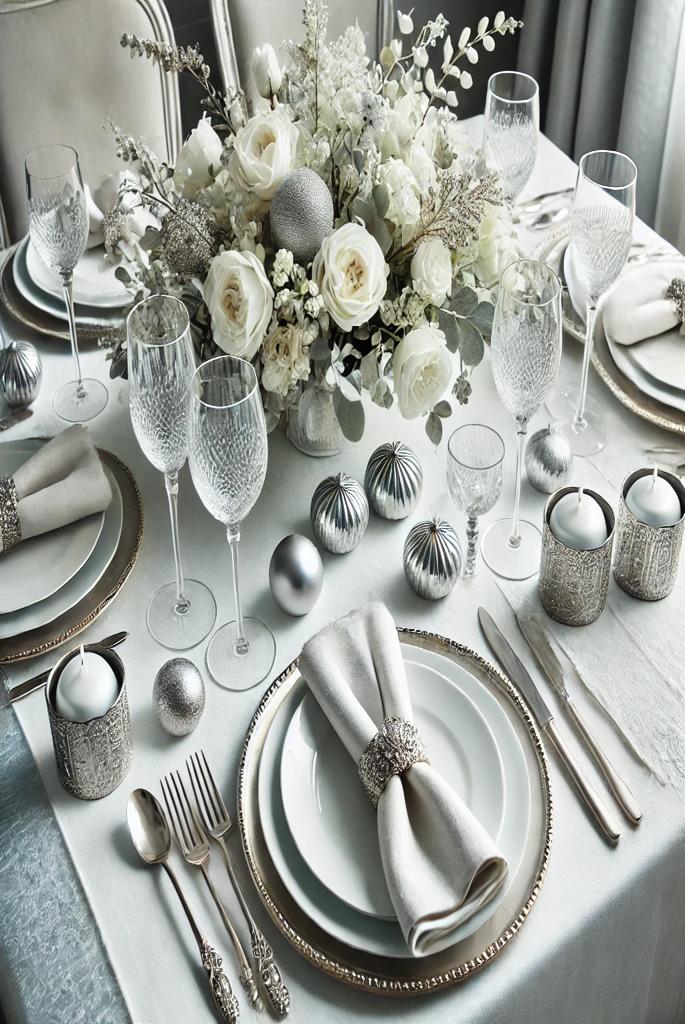 Elegant White and Silver Theme