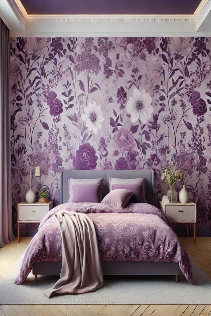 Floral Purple Wallpapers