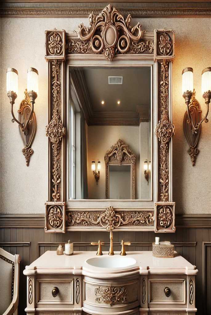 Framed Vanity Mirrors