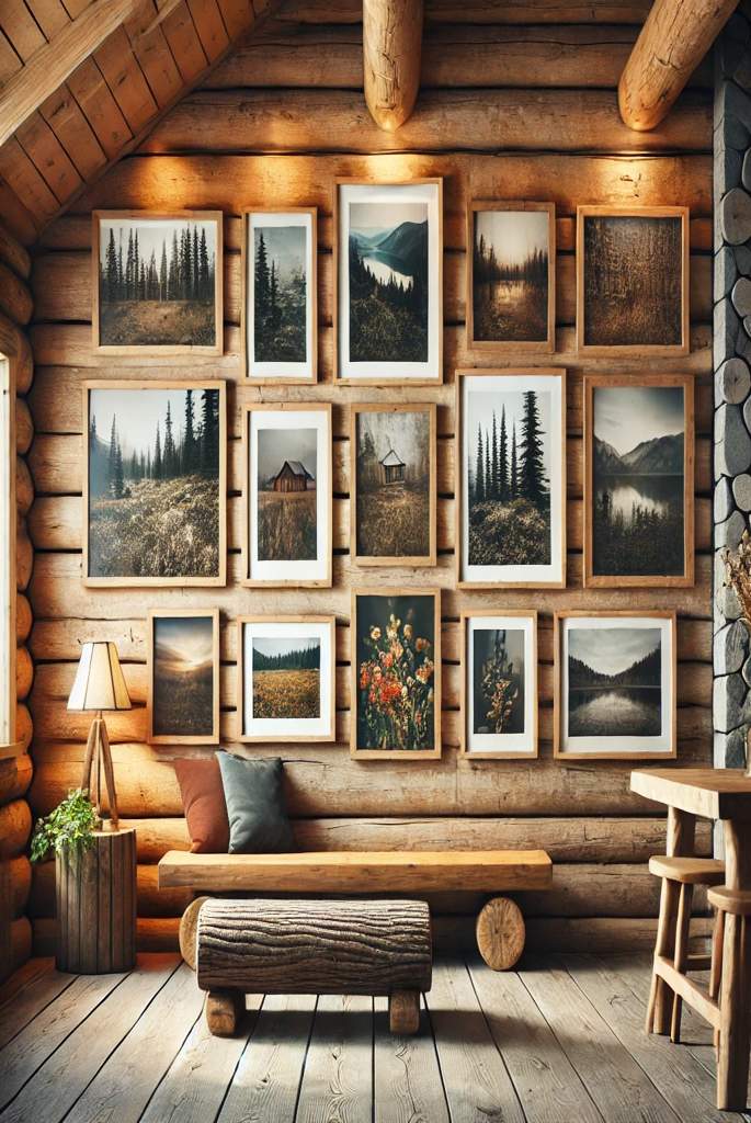 Gallery Wall with Nature Photography