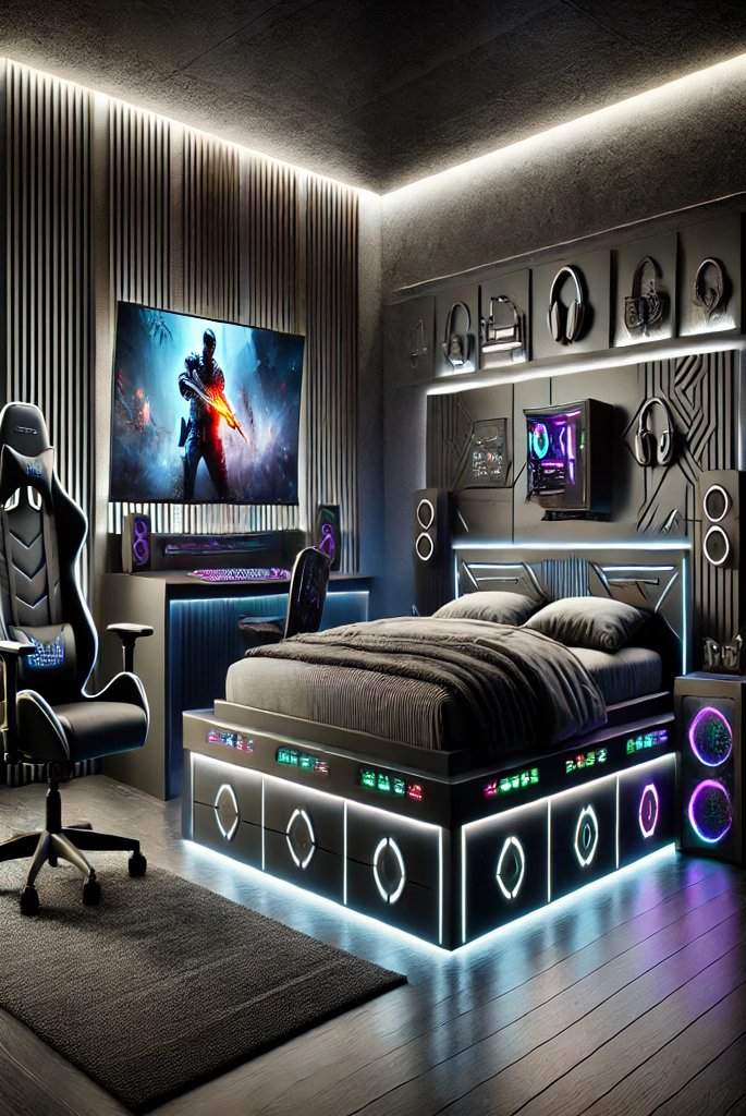 Gaming-Themed Bedroom Set