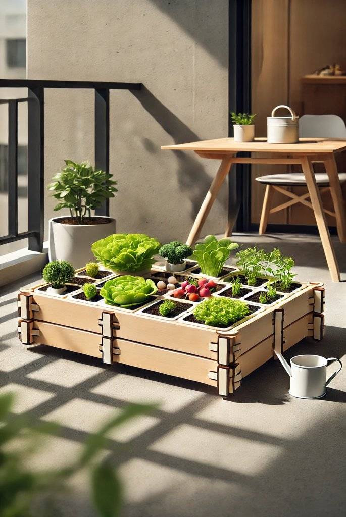 Garden bed on your balcony