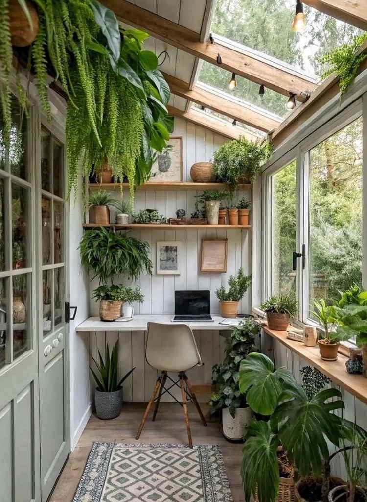 Greenhouse Cabin Office