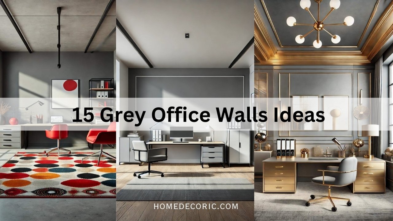 Grey Office Walls Ideas