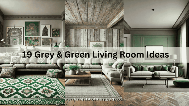 Grey and Green Living Room Ideas