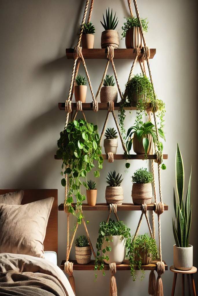 Hanging Rope Shelf