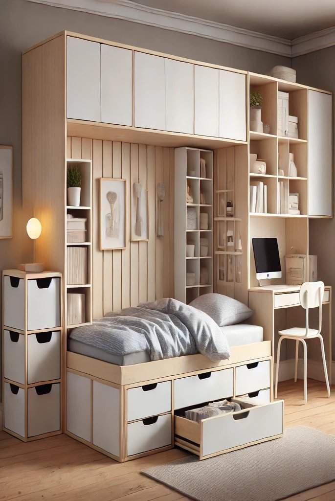 IKEA Modular Teenage Bedroom Furniture