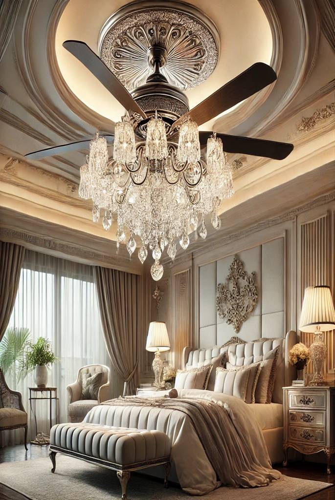 Master bedroom ceiling fans with light