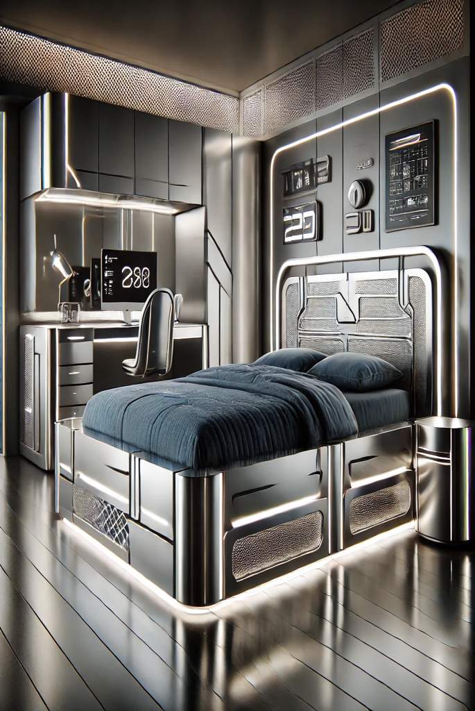 Metallic Bedroom Set