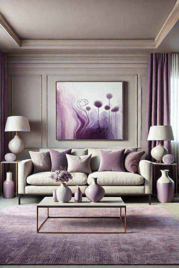 Modern Purple Home Decor Accents