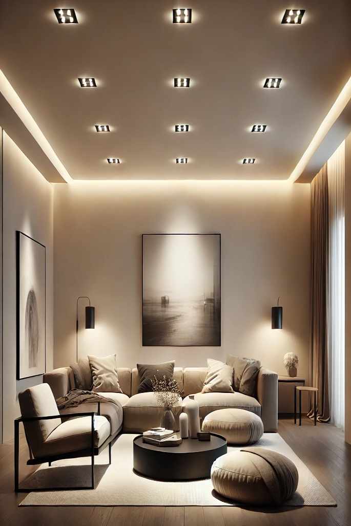 Modern ceiling light for living room