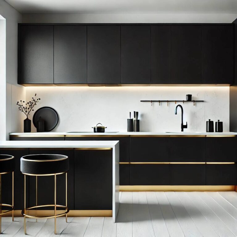 29 Stunning Black White Kitchen Decor Ideas