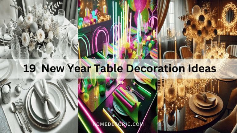 New Year Table Decoration Ideas