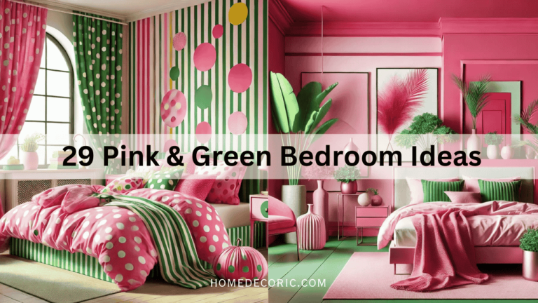 Pink and Green Bedroom Decorating Ideas