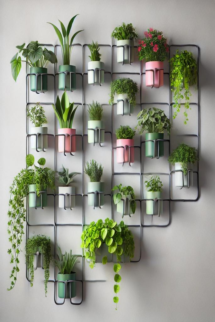 Plant wall Decor bedroom