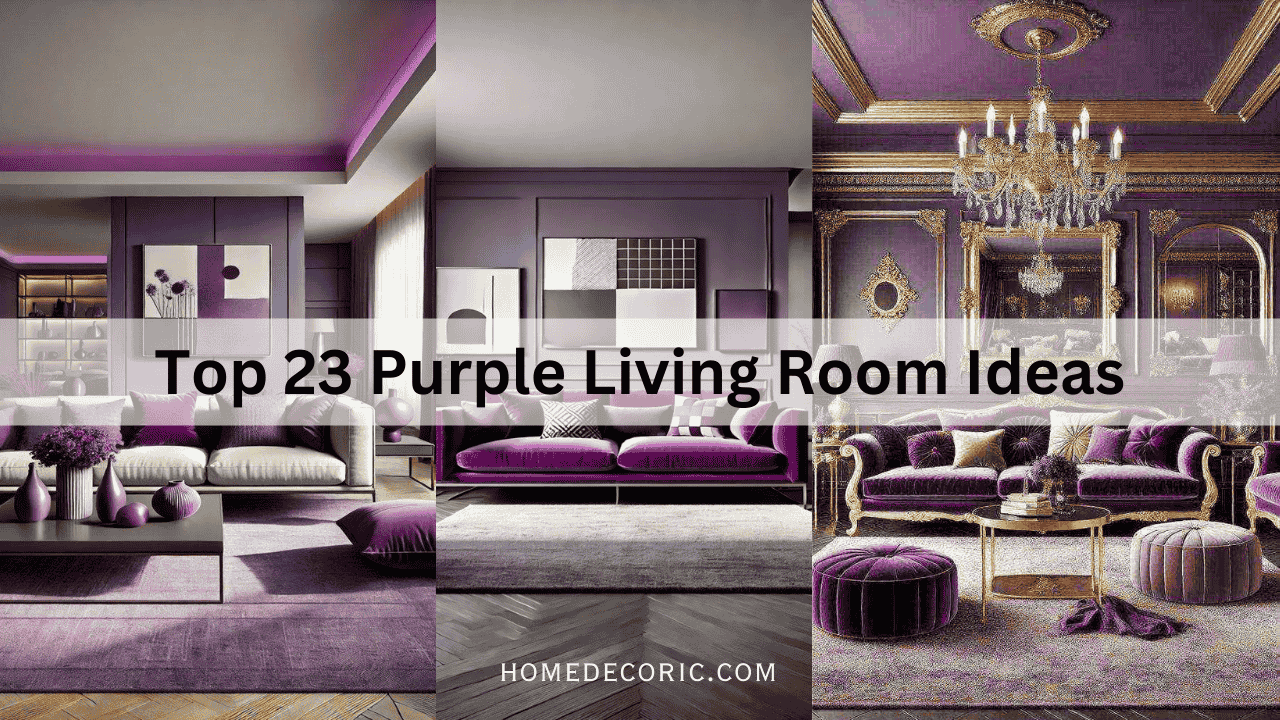 Purple Living Room