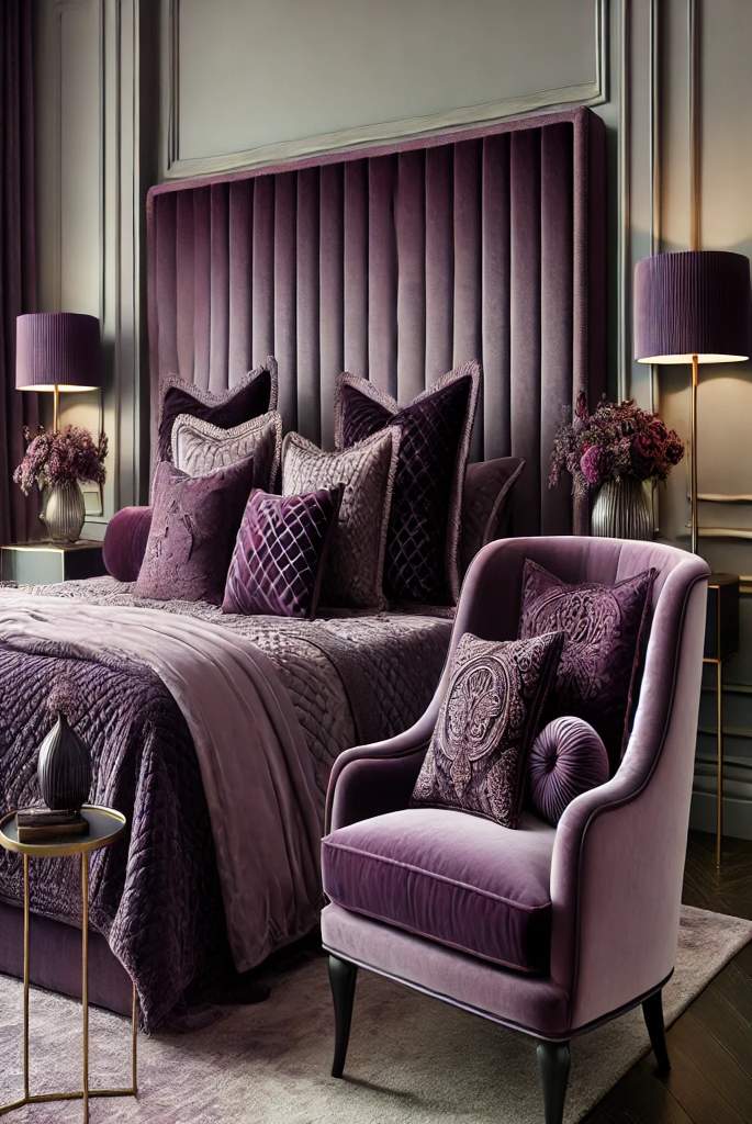 Purple bedroom ideas for adults