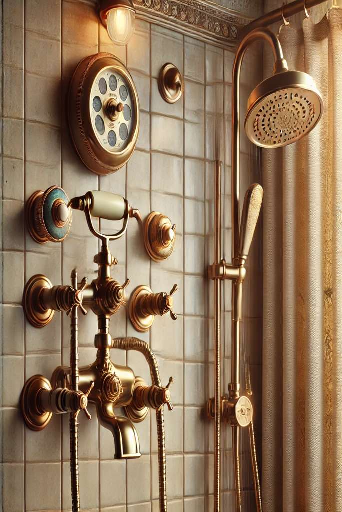 Retro Shower Fixtures