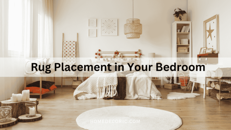 Rug Placement in Your Bedroom