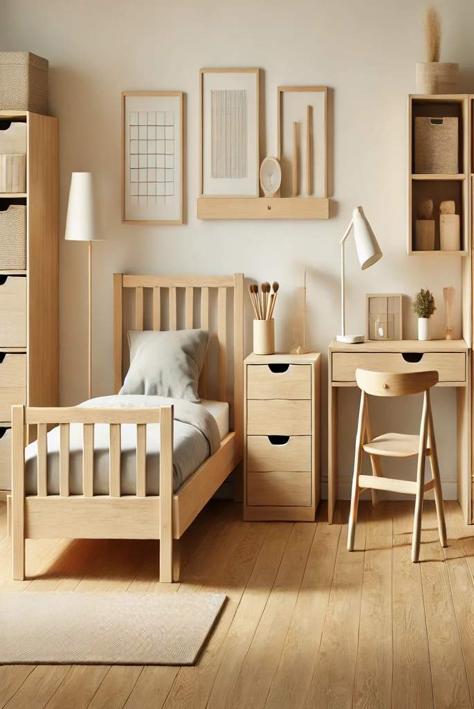 Scandinavian-Inspired Bedroom Set