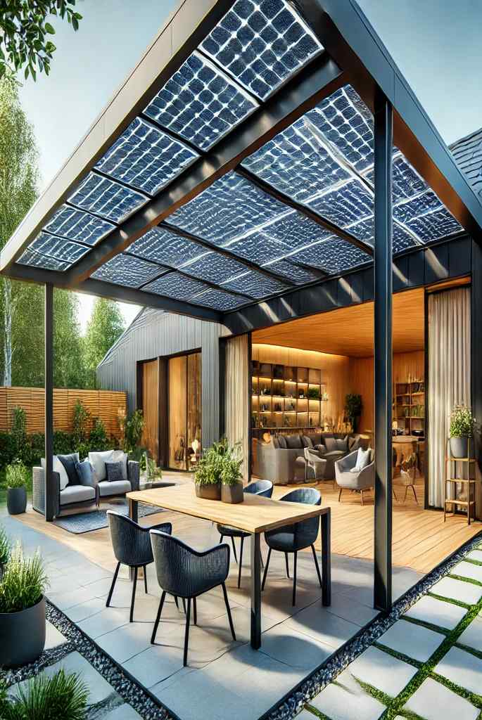 Solar-Powered Roof Panels