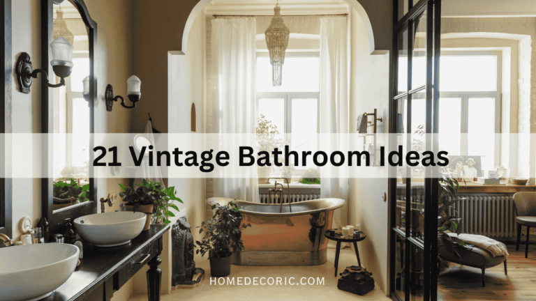 Vintage Bathroom Decor Ideas