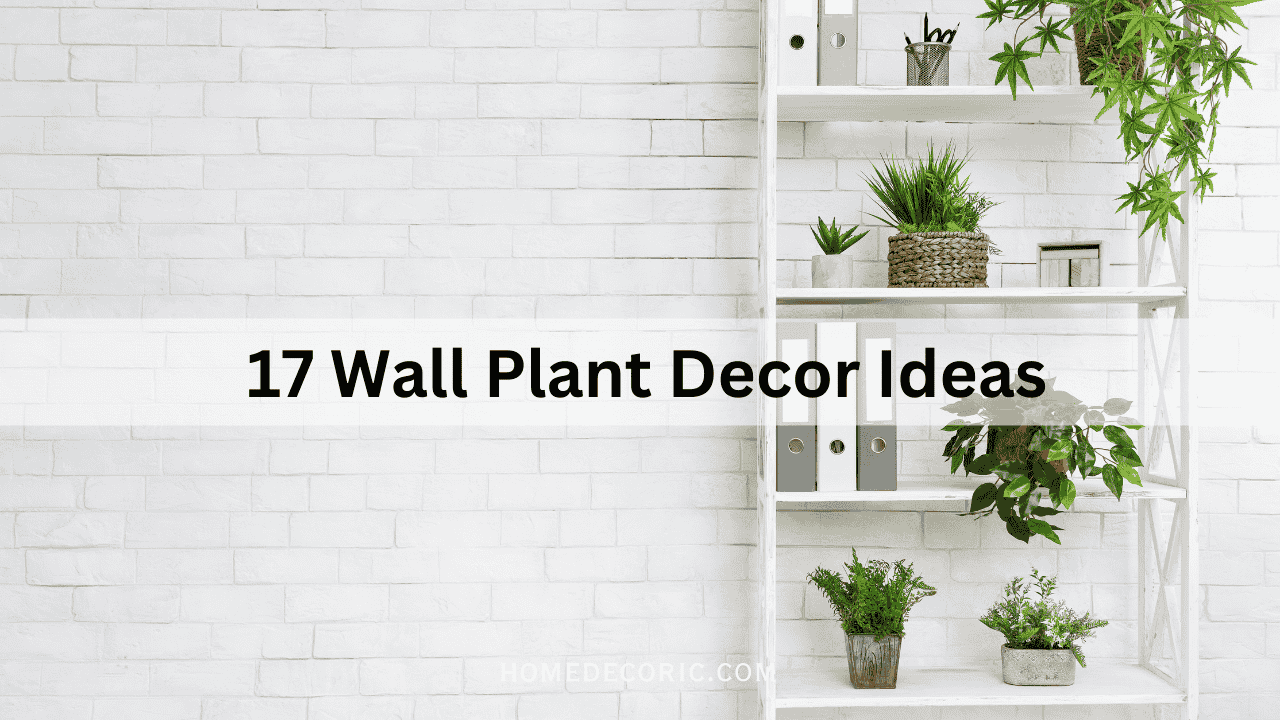 Wall Plant Decor Ideas