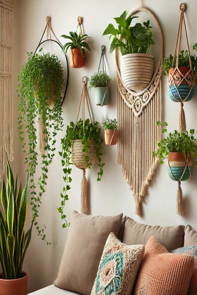 Wall plant decor