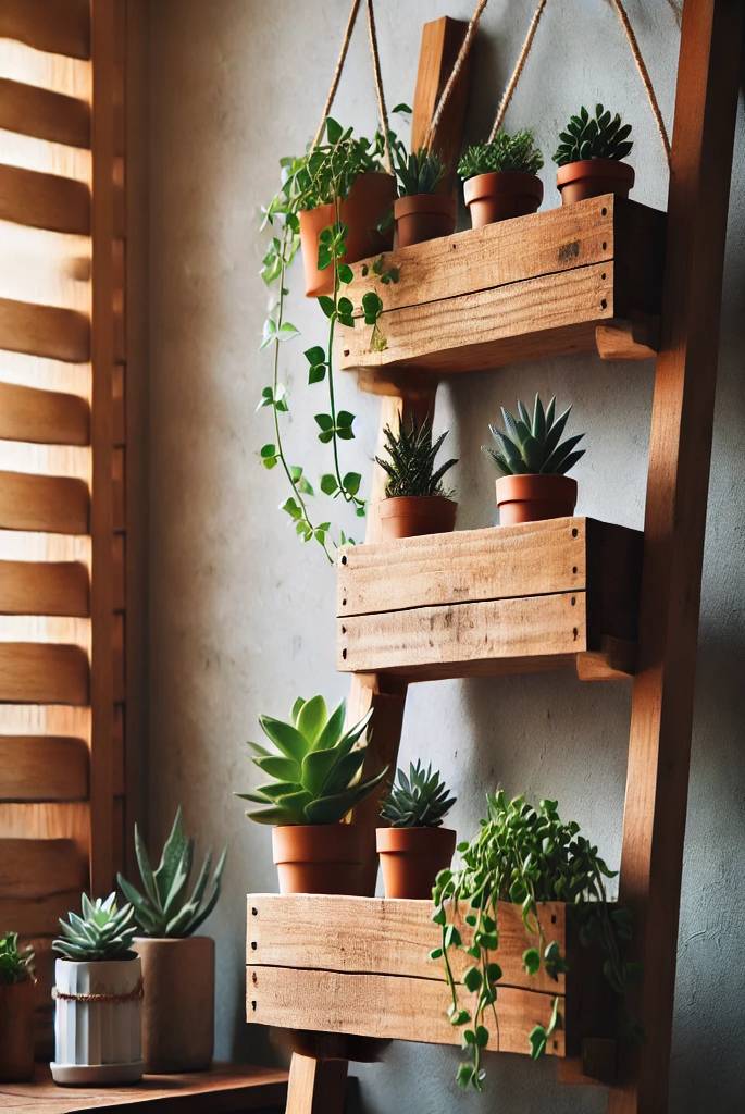 Wall plant decoration ideas