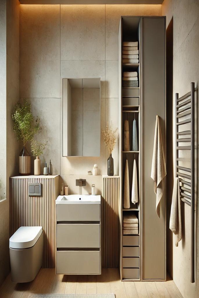 Bath Vertical Storage