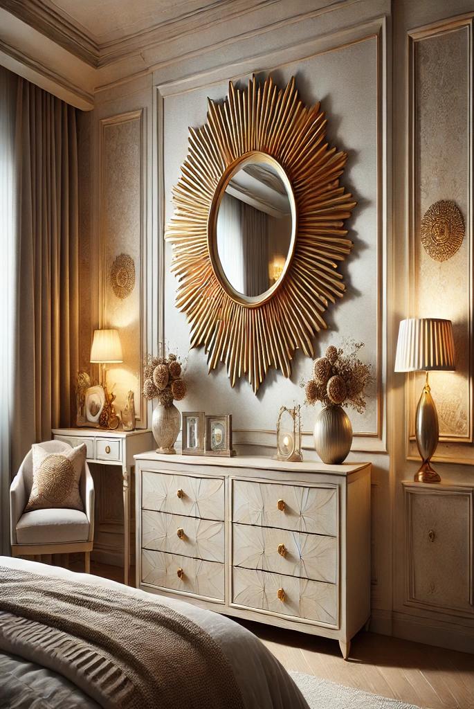 bedroom wall mirror design