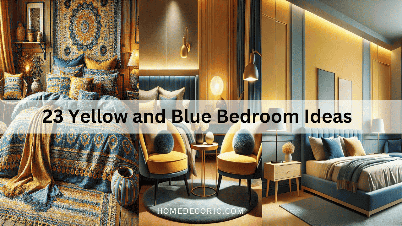 best yellow and blue bedroom ideas