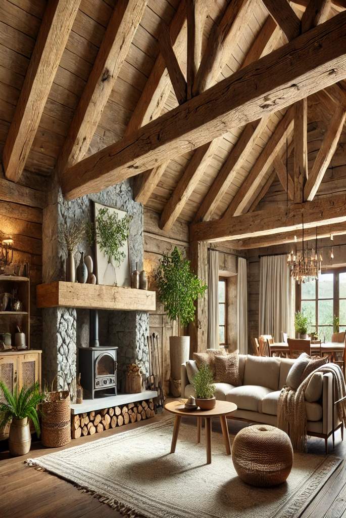 cozy cabin in the woods