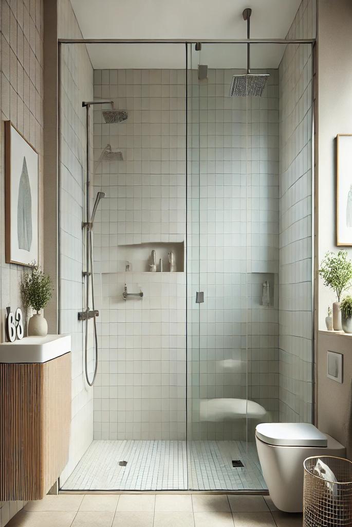 frameless shower design