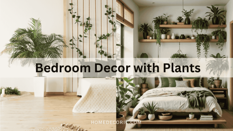 plants in bedroom decor