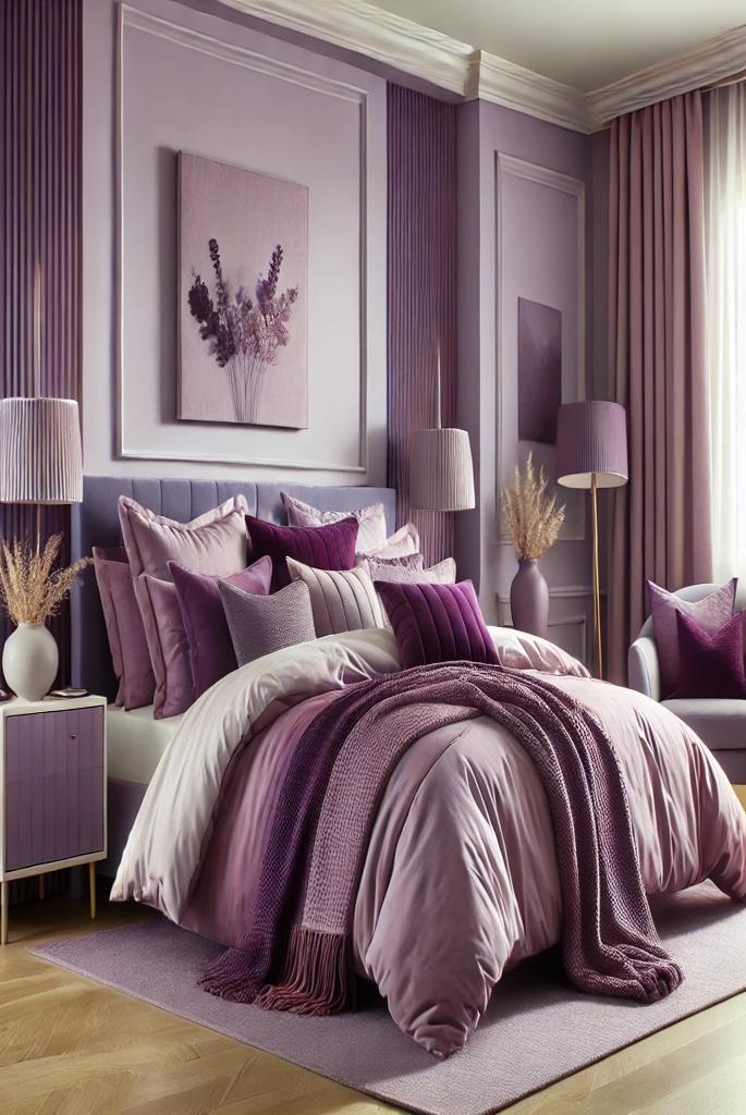 purple for bedding