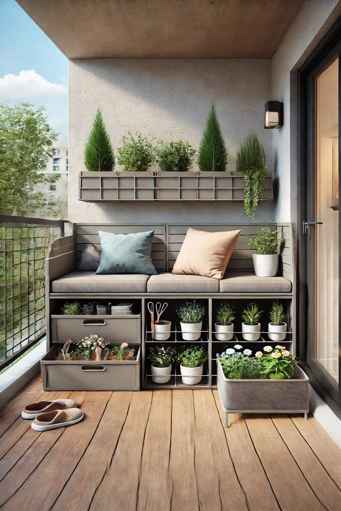 small balcony