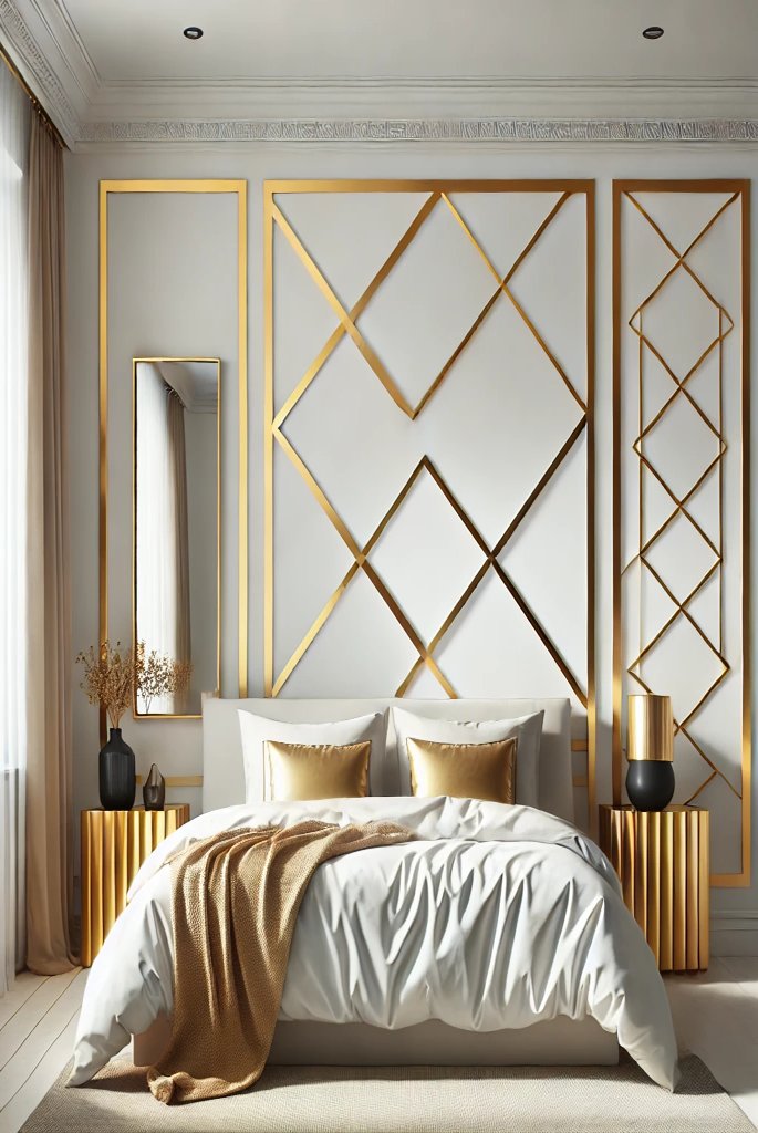 Golden Accent Wall