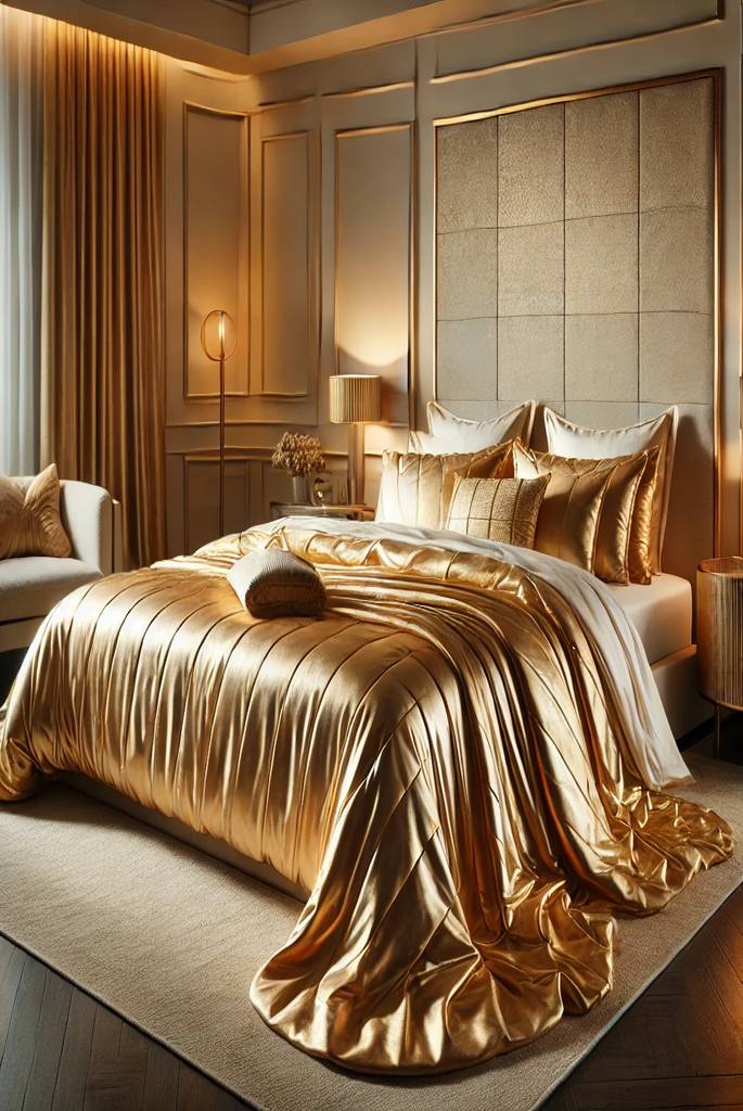 Gold Bedspread