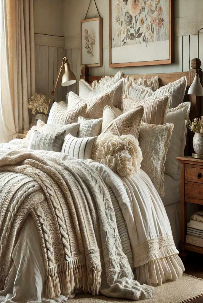 Layered Bedding with Textures