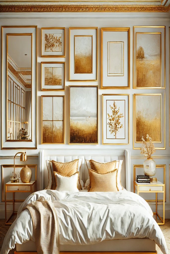 Gold-framed Art