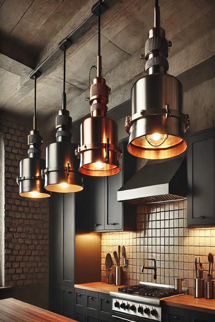 Industrial Metal Lights