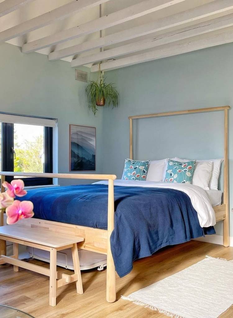 Airy Coastal Blue Bedroom