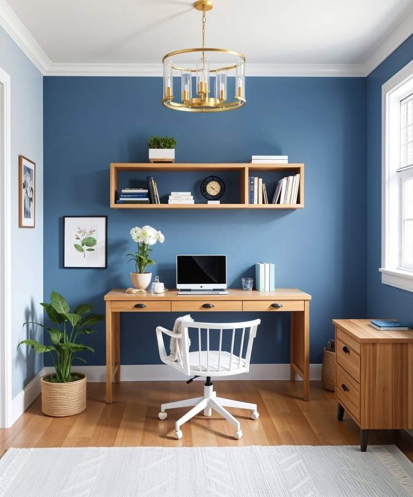 Blue Home Office Decor Ideas