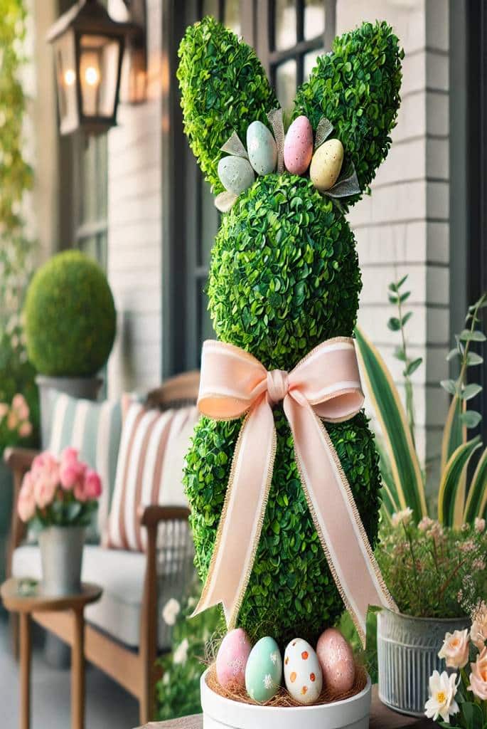 Bunny Topiary