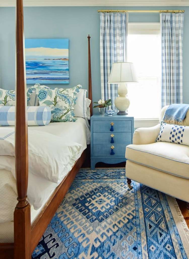 Coastal Blue Charm Bedroom