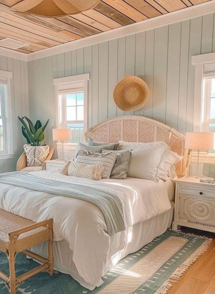 Coastal Breeze Blue Bedroom