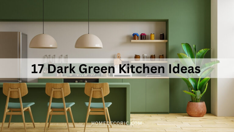 Dark Green Kitchen