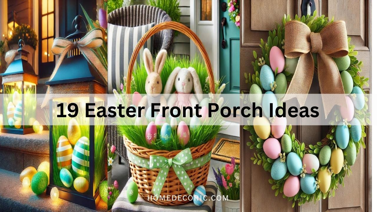 Easter Front Porch Decorations